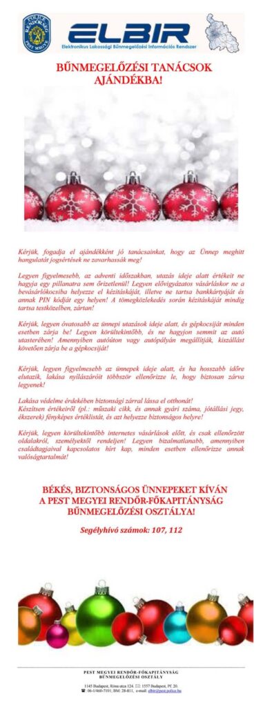 Bunmegelozesi Tanacsok Ajandekba