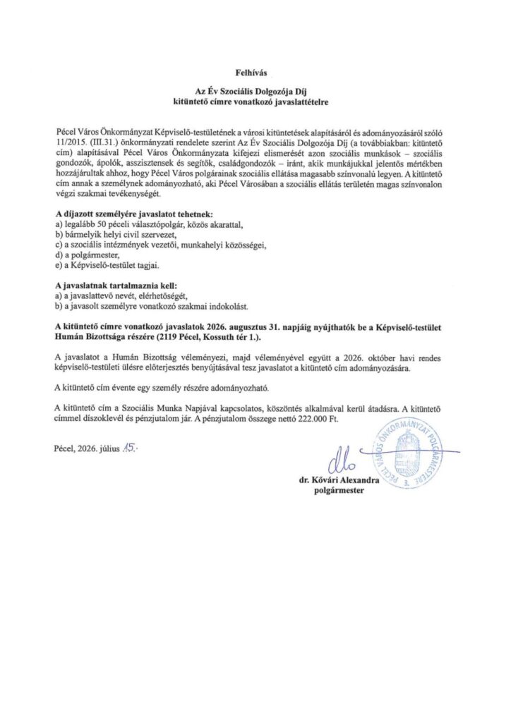 Felhívás 1
