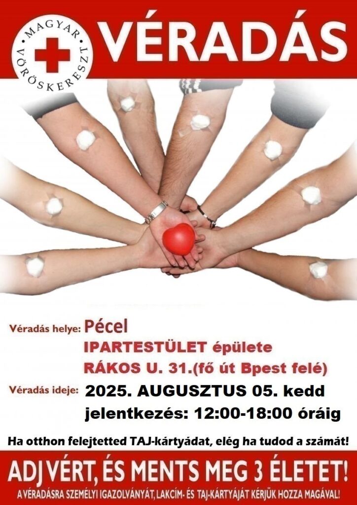 Pécel plakát 2025. augusztus